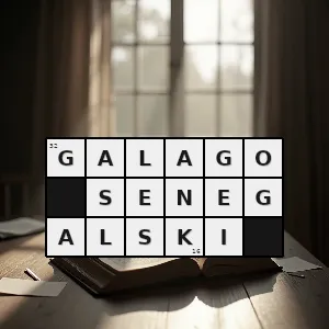 Hasło krzyżówkowe galago karłowaty - galago senegalski – rozwiązanie, synonimy, podpowiedzi i definicje krzyżówkowe